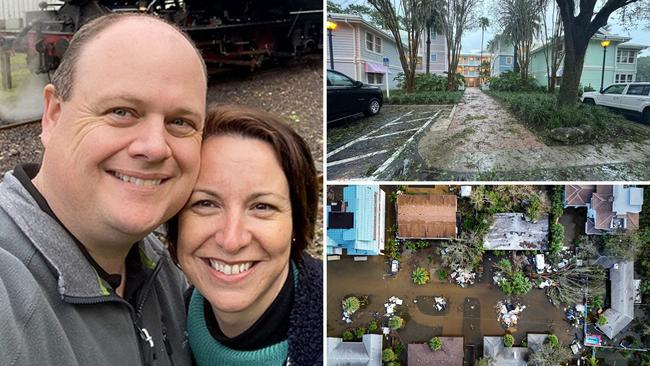 Huddled in a bath and fearing for their lives, Sacha and Inger Bunnik’s dream trip to Disney World turned to horror as the hurricane of the century hit. 