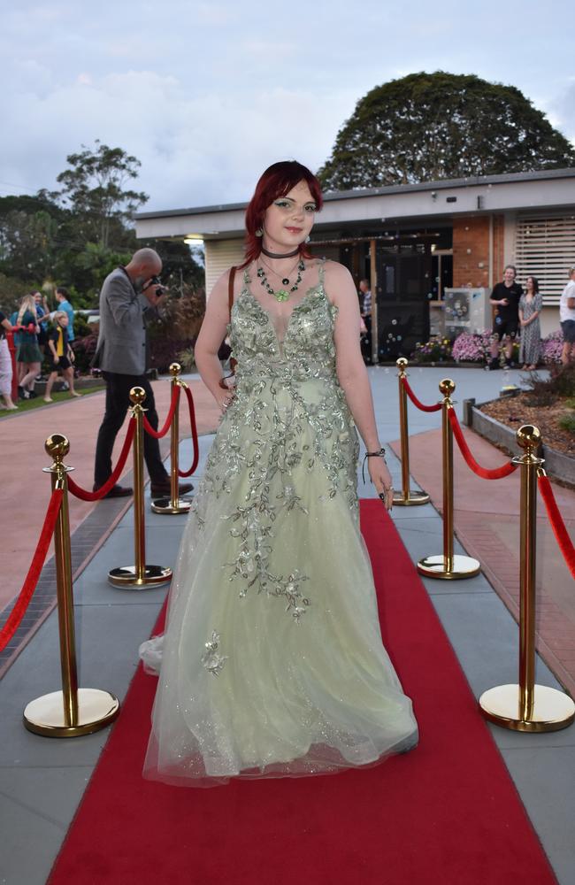 Students at Noosa District State High School formal