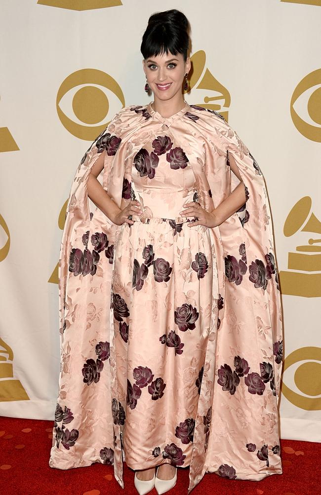 Katy Perry arrives on the red carpet at "The Night That Changed America: A GRAMMY Salute To The Beatles". Picture: Getty 