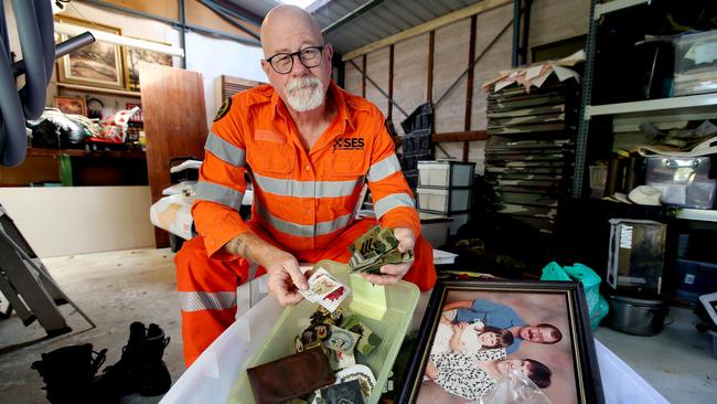 Larry Nolan was among more than 2000 SES volunteers to help out across NSW during last month’s major floods, despite his own home being underwater. Picture: Nathan Edwards.