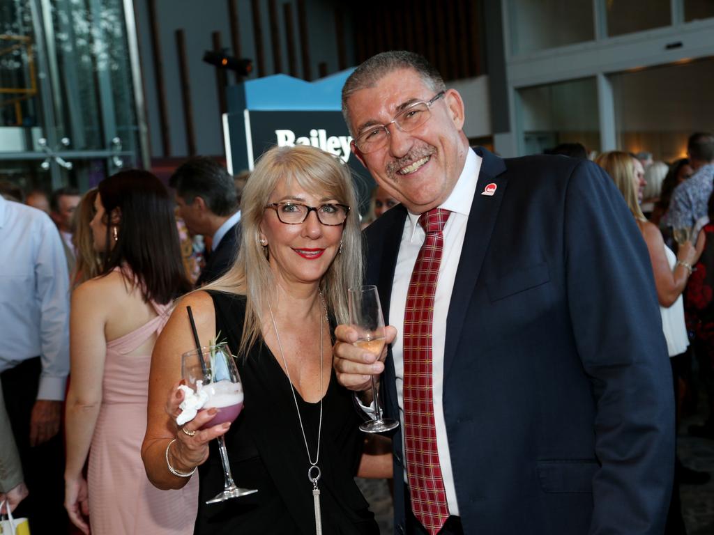 Crystalbrook's Bailey Hotel hosting its opening party in Cairns. Suzanne and Phil Williams. PICTURE: STEWART MCLEAN