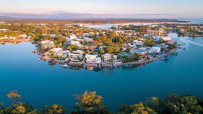 Hideaway Island, the home to high-profile lawyers, business tycoons, Sydney identities and an ice-cream inventor. Picture: Contributed