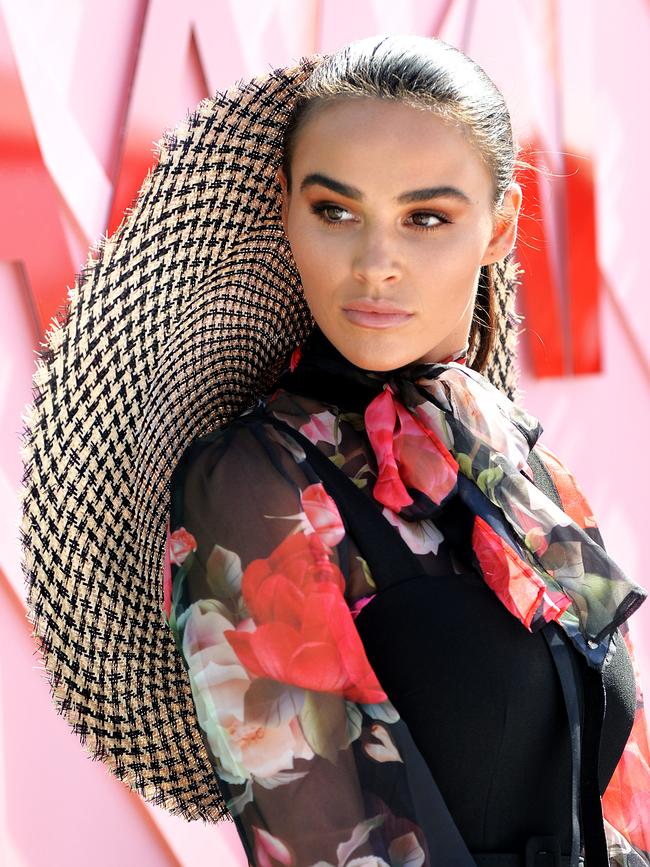 Face of the Cup Jess Dover at the Adelaide Cup barrier in 2019. Picture: Mark Brake