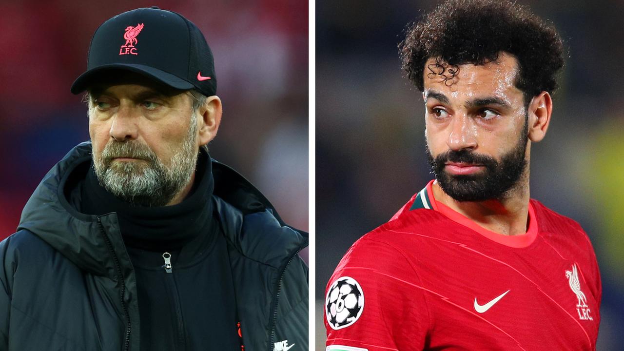 Jurgen Klopp and Mo Salah