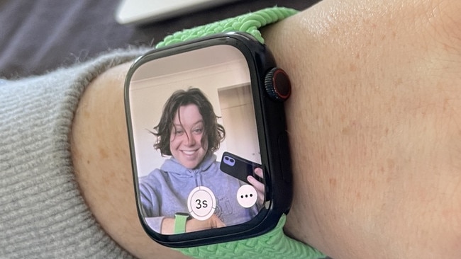 You can use a timer on your Apple Watch to take a photo on your iPhone. Picture: Elly Awesome.