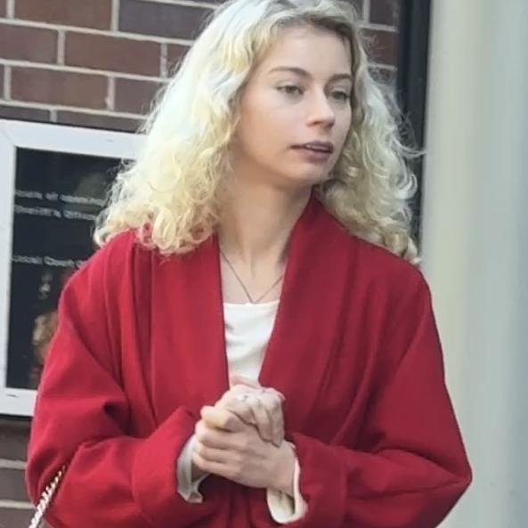 Former competitive figure skater Shania Sime.