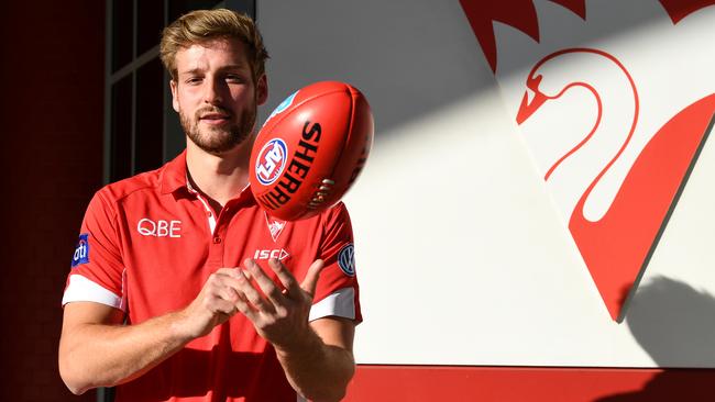 Woodward says he has an affinity with returning Swan Alex Johnson. Picture: AAP