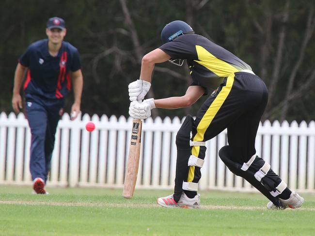 Kookaburra Cup match between Surfers Paradise and Southport, Southport/Labrador Batsman; Luc Hart de Keating. Picture: Mike Batterham