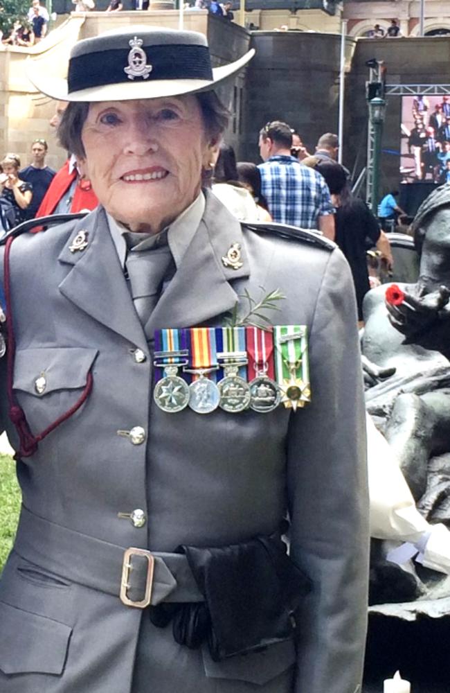 Major Margaret Ahern was a member of the first cohort of Royal Australian Army Nursing Corps. Picture: Supplied