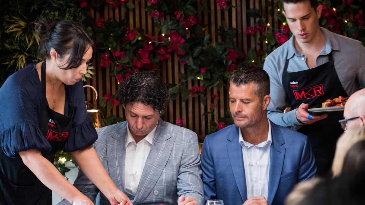 Colin and Pete worked on My Kitchen Rules together. Picture: Channel 7