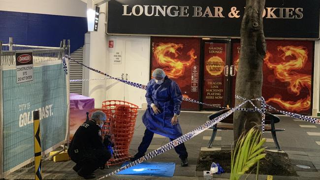 Police were called to Cavill Mall after the stabbing. Picture: Supplied / Ryan Keen