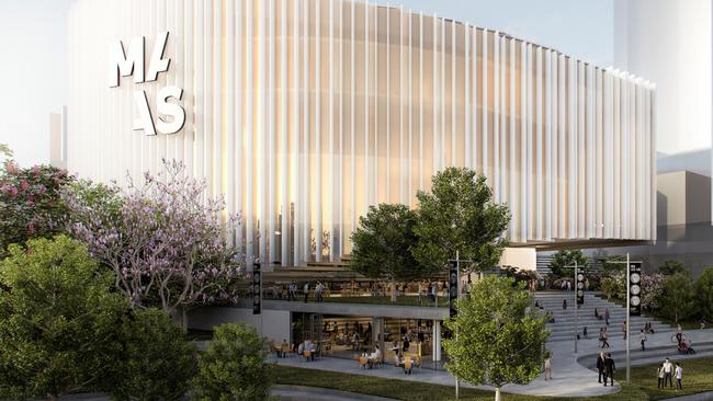 Artists impression of the new Powerhouse museum that will be built in Parramatta.