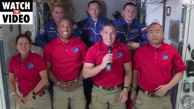 Four new astronauts have arrived at the International Space Station