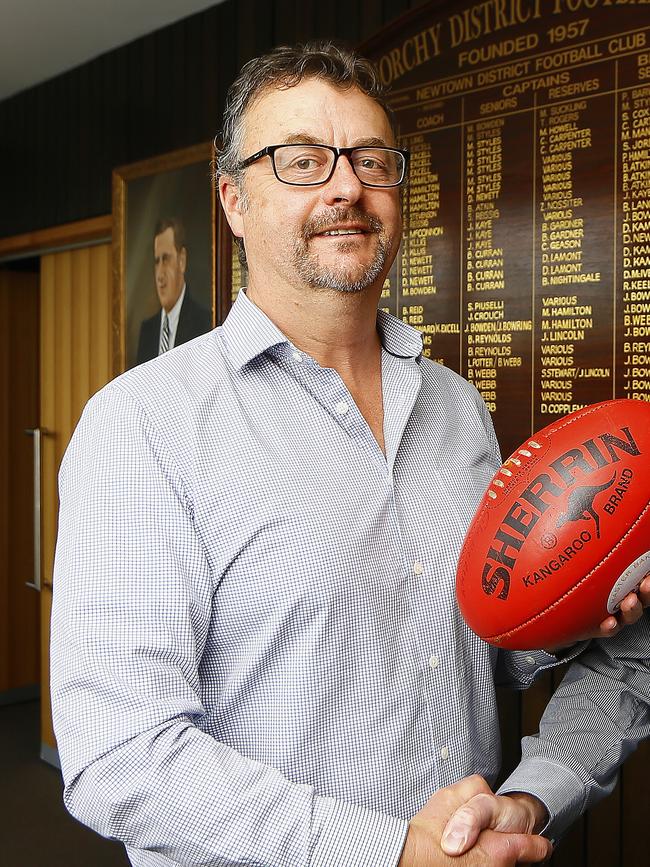 Glenorchy Football Club president John McCann. Picture: MATT THOMPSON