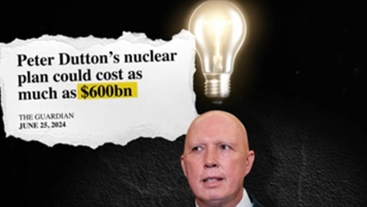 ‘$600bn’: Attack ad claim on nuclear energy