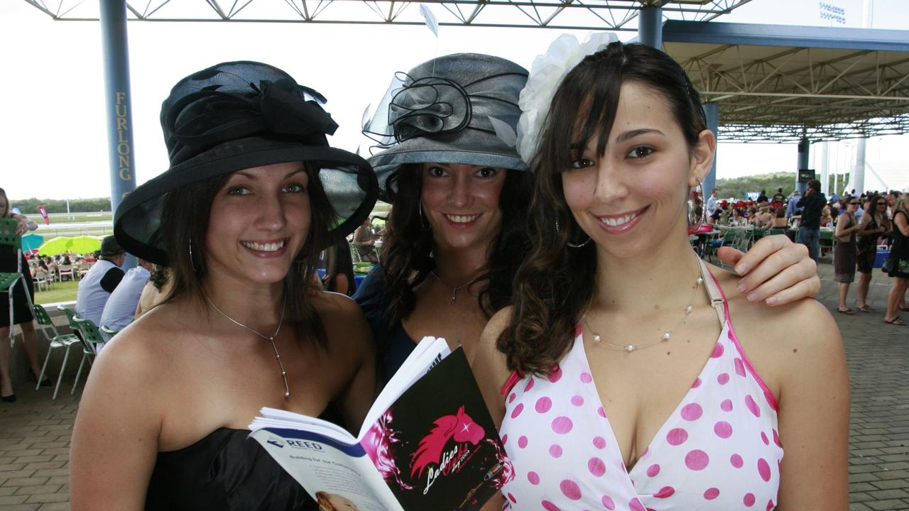 Rachael Measures, Ellana Parkyn and Jasmine Gibson in 2009. Picture: Barry Leddicoat