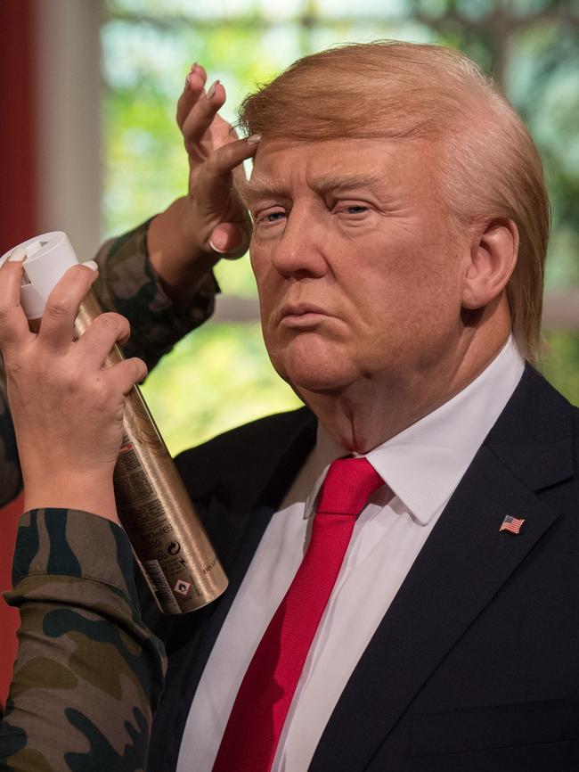 Trump in wax. Picture: Chris J Ratcliffe