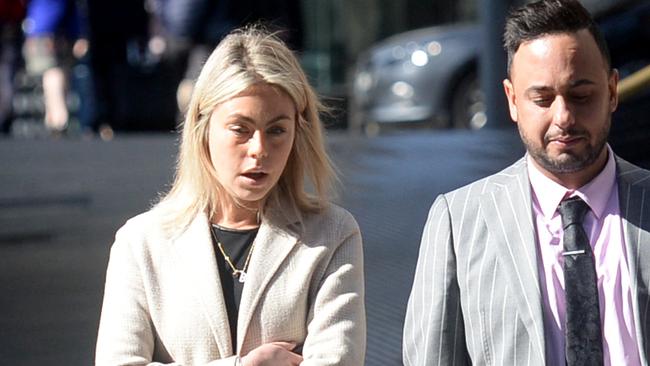 Walker has pleaded guilty to four counts of dishonestly obtaining financial advantage by deception, when she was an administrative assistant for Aust. Leisure Group. Picture: NCA NewsWire / Jeremy Piper