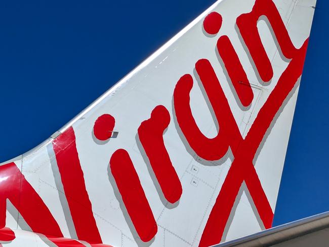 Generic image of a Virgin Australia Airlines plane sitting on the tarmac at Melbourne Airport