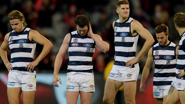 It was a dark day for the Cats. Pic: AAP