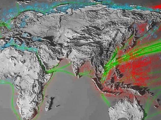 The map as included in the Pentagon's FY2021 Defense Budget Overview. Picture: Supplied.