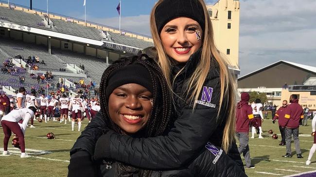 Hayden Richardson posted a photo of her in action for Northwestern on her @missdouglascounty2020 profile.