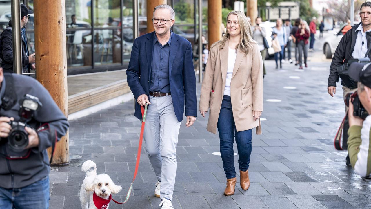 Mr Albanese said his dog Toto is loving his move to the Lodge. PictureÃ&#149;s Darren Leigh Roberts