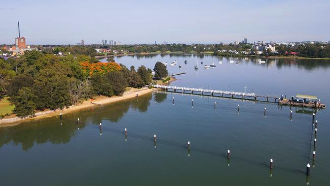 Aerial shot of the reopened Bayview Park swim swite. Picture: Supplied