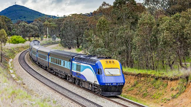 A fast passenger train outside Sydney. Picture: Supplied