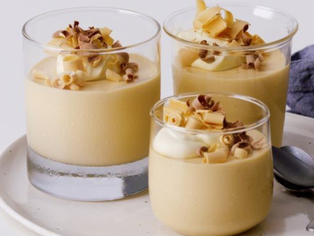 Caramilk mousse.