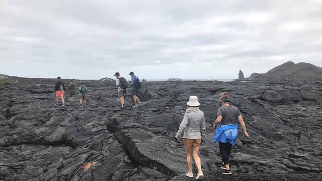 Lava field on Santiago. Picture: Penny Hunter