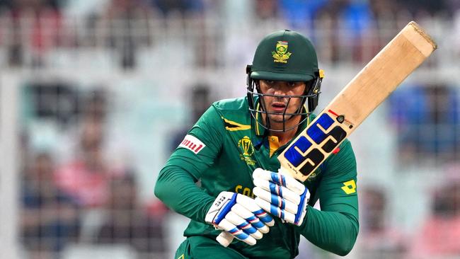 South Africa's Quinton de Kock is out of the first two rounds of BBL. Picture: AFP