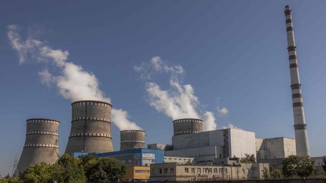 The Soviet built Rivne Nuclear Power Plant, in Varash, Rivne region. Picture: AFP.