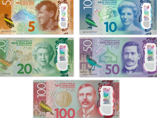 New Zealand has new money too, but it’s fine. Picture: Reserve Bank of New Zealand