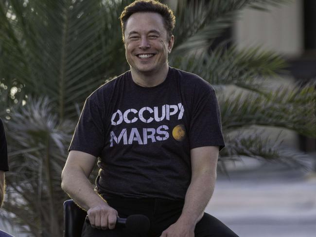 Elon Musk is looking trim after periodically fasting. Picture: Michael Gonzalez/Getty Images/AFP