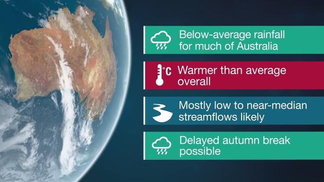 Climate and water outlook March-May 2018