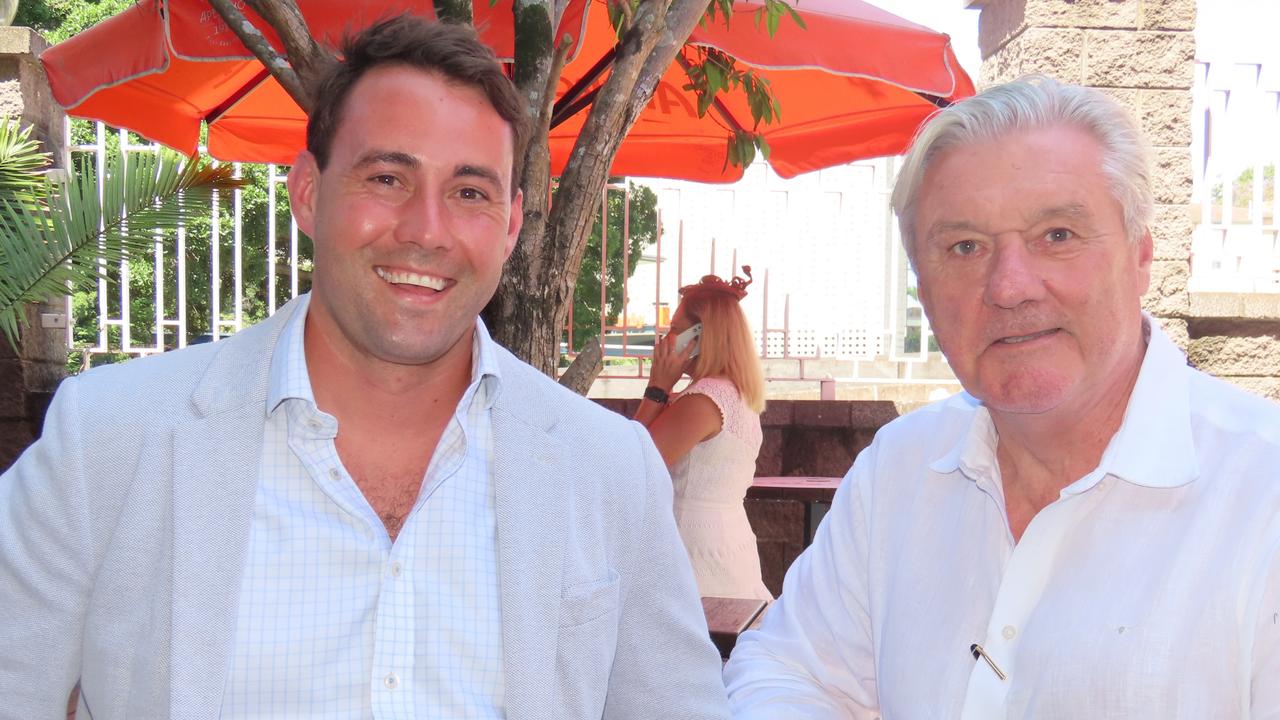 Nick Baldwin and Craig Robertson at The Normanby on Melbourne Cup day.