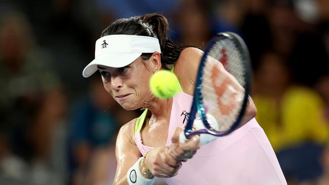 Ajla Tomljanovic has struck first. (Photo by Phil Walter/Getty Images)