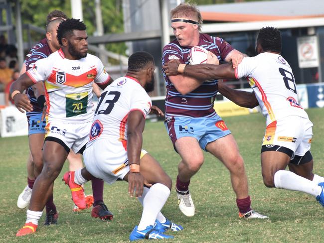 Round 2 of the Hostplus Cup, CQ Capras versus PNG Hunters, Rockhampton’s Browne Park, March 26, 2022.