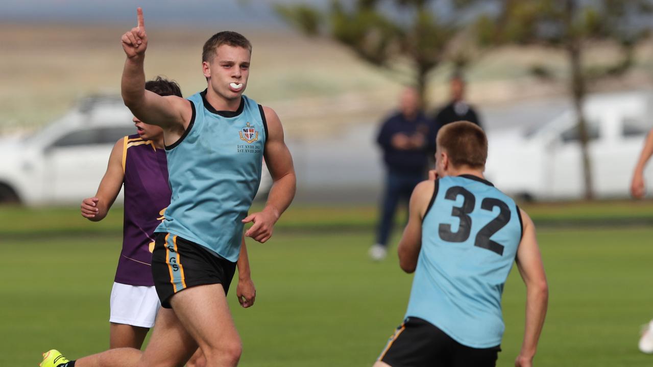 Sam Lalor kicked seven goals against Wesley. Picture: Alan Barber