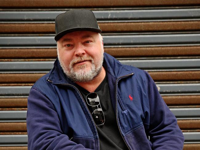 Kyle Sandilands pictured at Double Bay today.