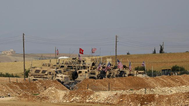 US-backed coalition forces in Syria in 2018. Picture: Delil Souleiman/AFP