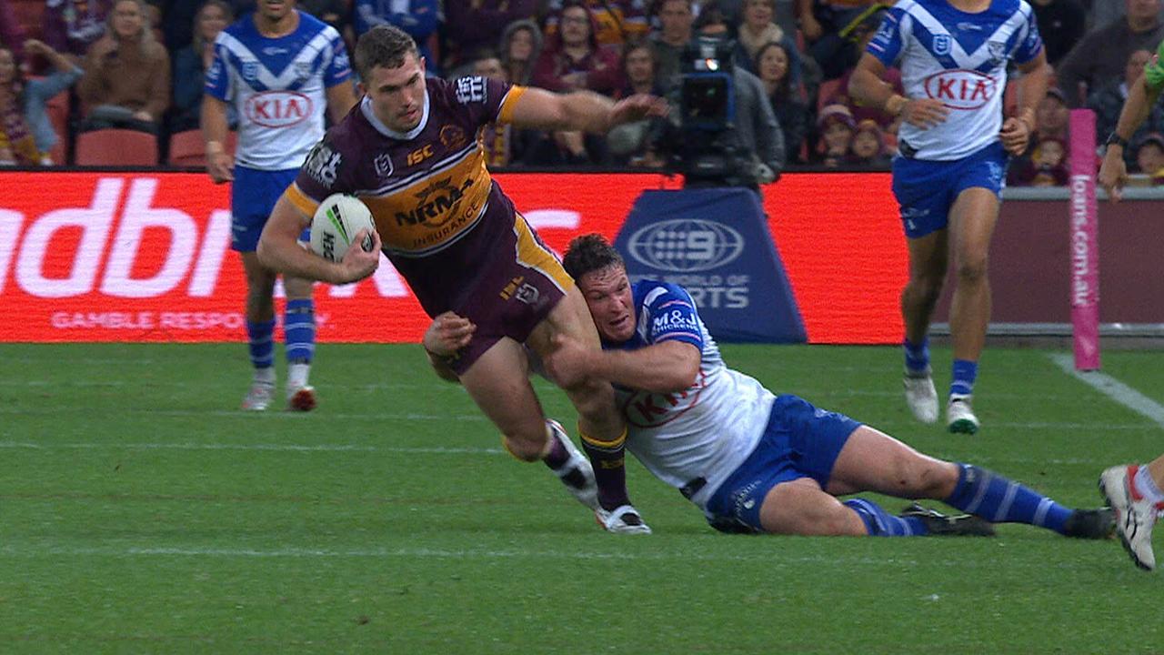 Josh Jackson produced a briillant try-saver against the Broncos.