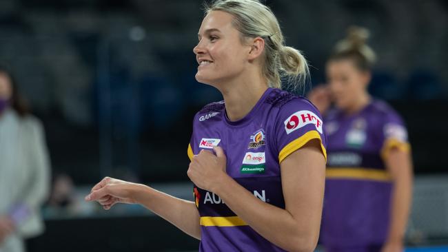 Former Firebird Tippah Dwan was at Friday’s breakfast to honour ex Queensland players, doing little to quell rumours she could again link with the club in 2024. Photo: Getty Images