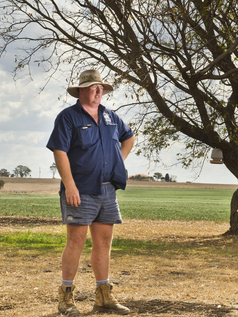 Farmer Tim Durre said there were a lot of unanswered questions about the Inland Rail project.