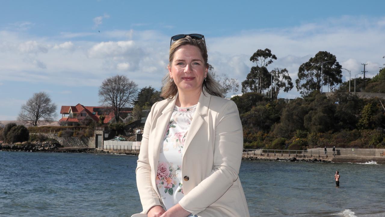 Emma Nugent, Nurse at the Royal Hobart Hospital, moved from the UK to work in Tasmania. Picture : Mireille Merlet