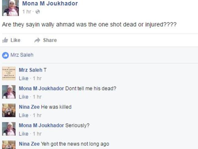 Friends expressed horror at Ahmad’s death before predicting an all-out war.