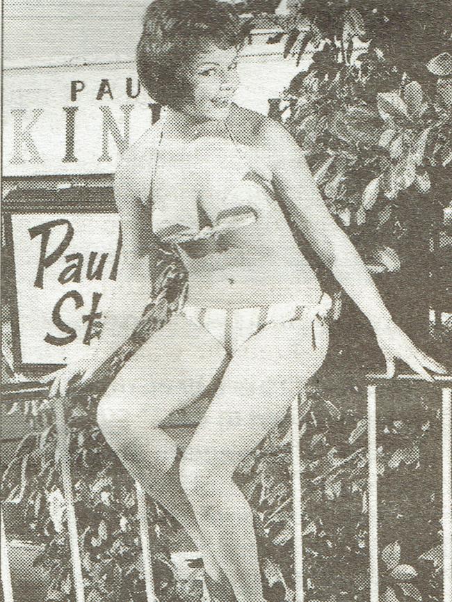 The Gold Coast made international news in 1952 when Paula Stafford model Ann Ferguson was warned off the beach by the Coast's first professional lifeguard, John Moffatt, over her choice of swimsuit.