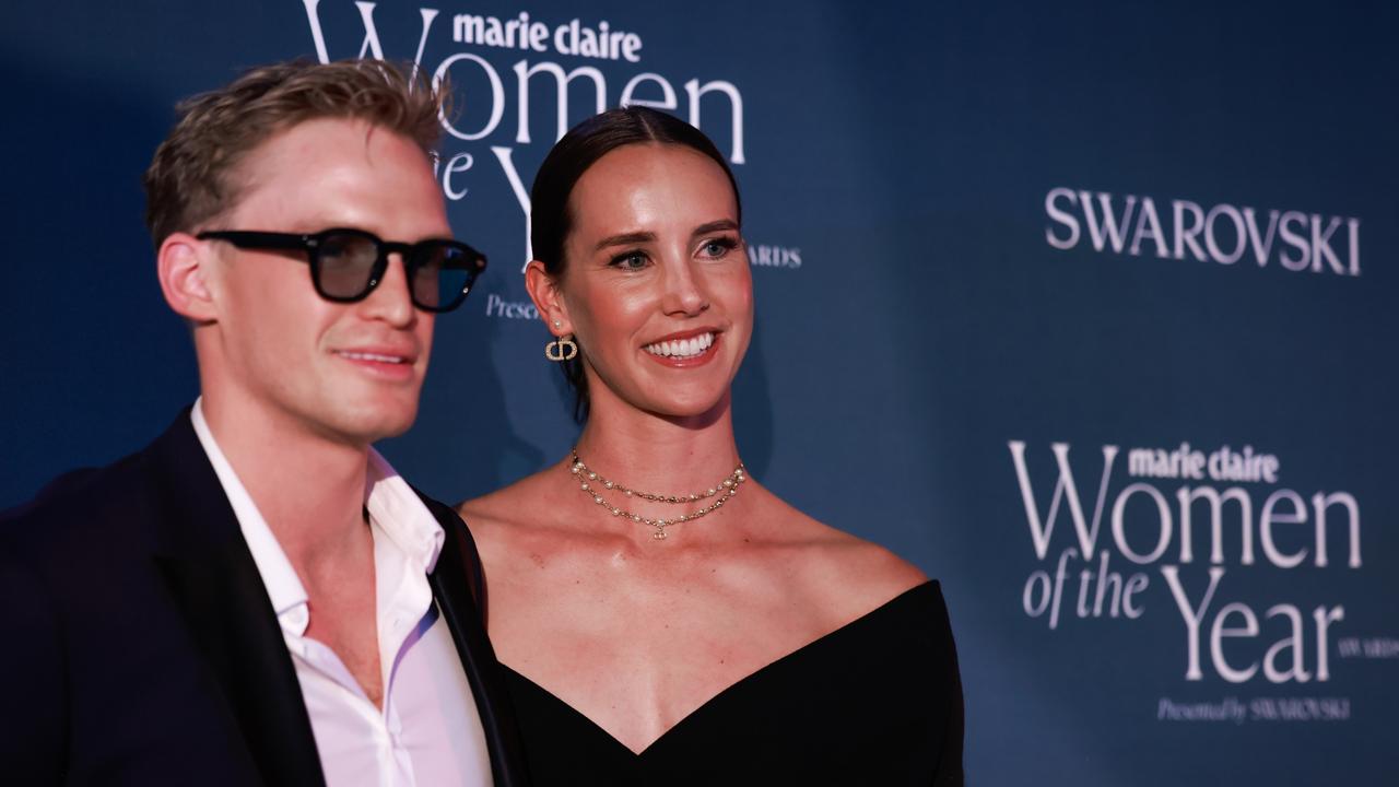 Cody Simpson and Emma McKeon attend the Marie Claire Women Of The Year Awards on November 13. (Photo by Hanna Lassen/Getty Images)