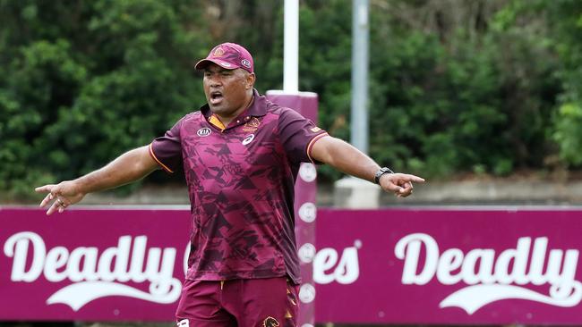 Petero Civoniceva has joined the Brisbane Broncos welfare and coaching team. Picture: Liam Kidston.